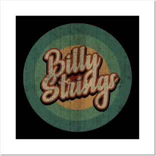 Circle Retro Vintage Billy Strings Posters and Art